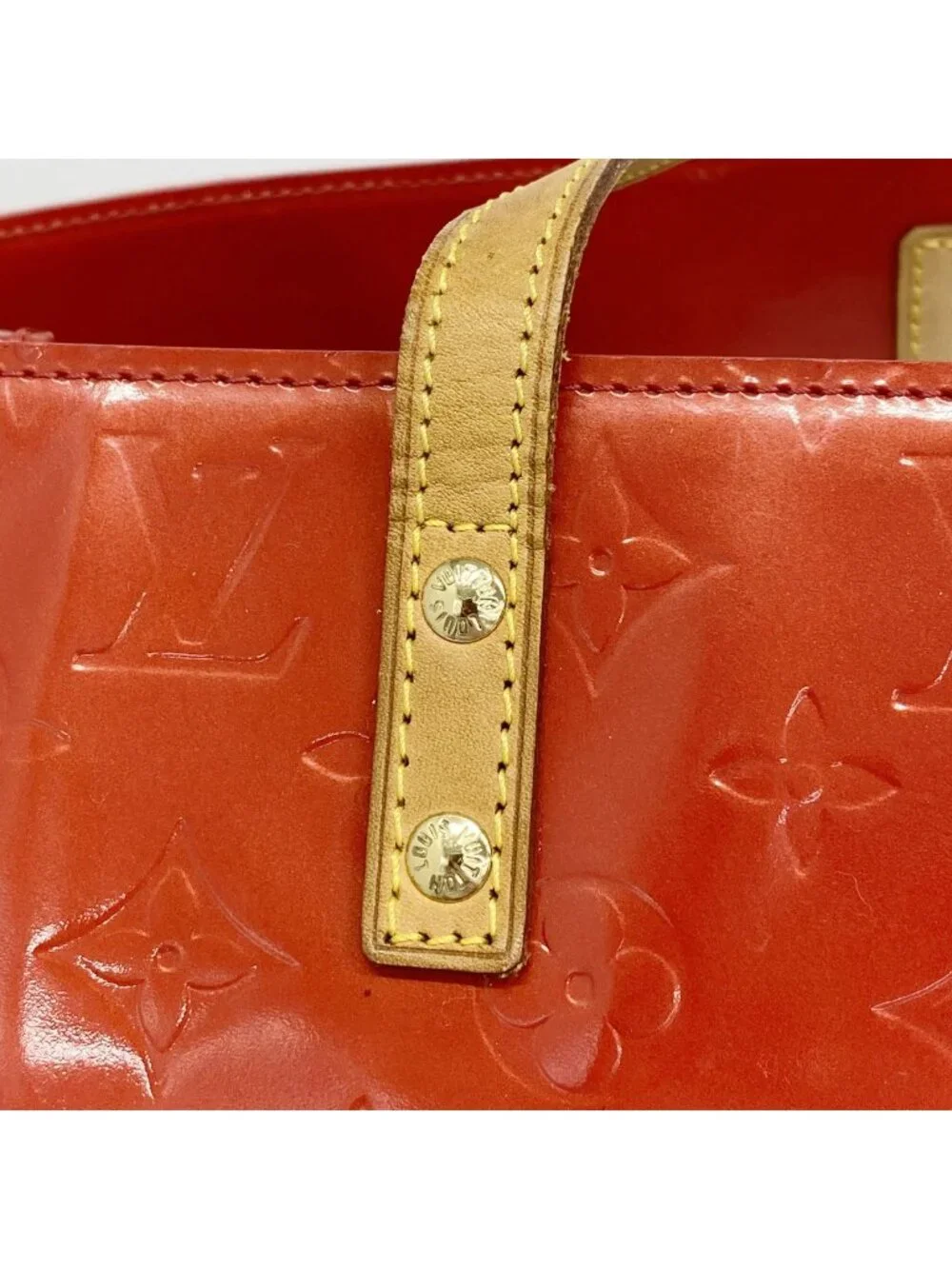 Louis Vuitton Boston Bag Vernis Reade GM Rouge